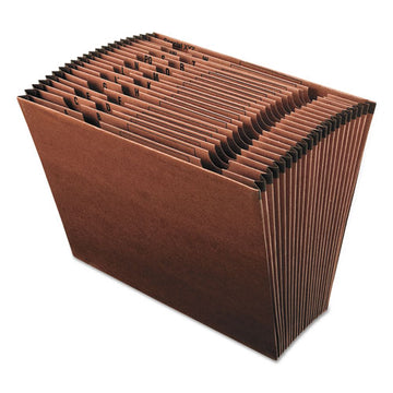 Pendaflex® Earthwise By Pendaflex 100% Recycled Indexed Expanding File, 31 Sections, Letter Size, Red Fiber freeshipping - TVN Wholesale